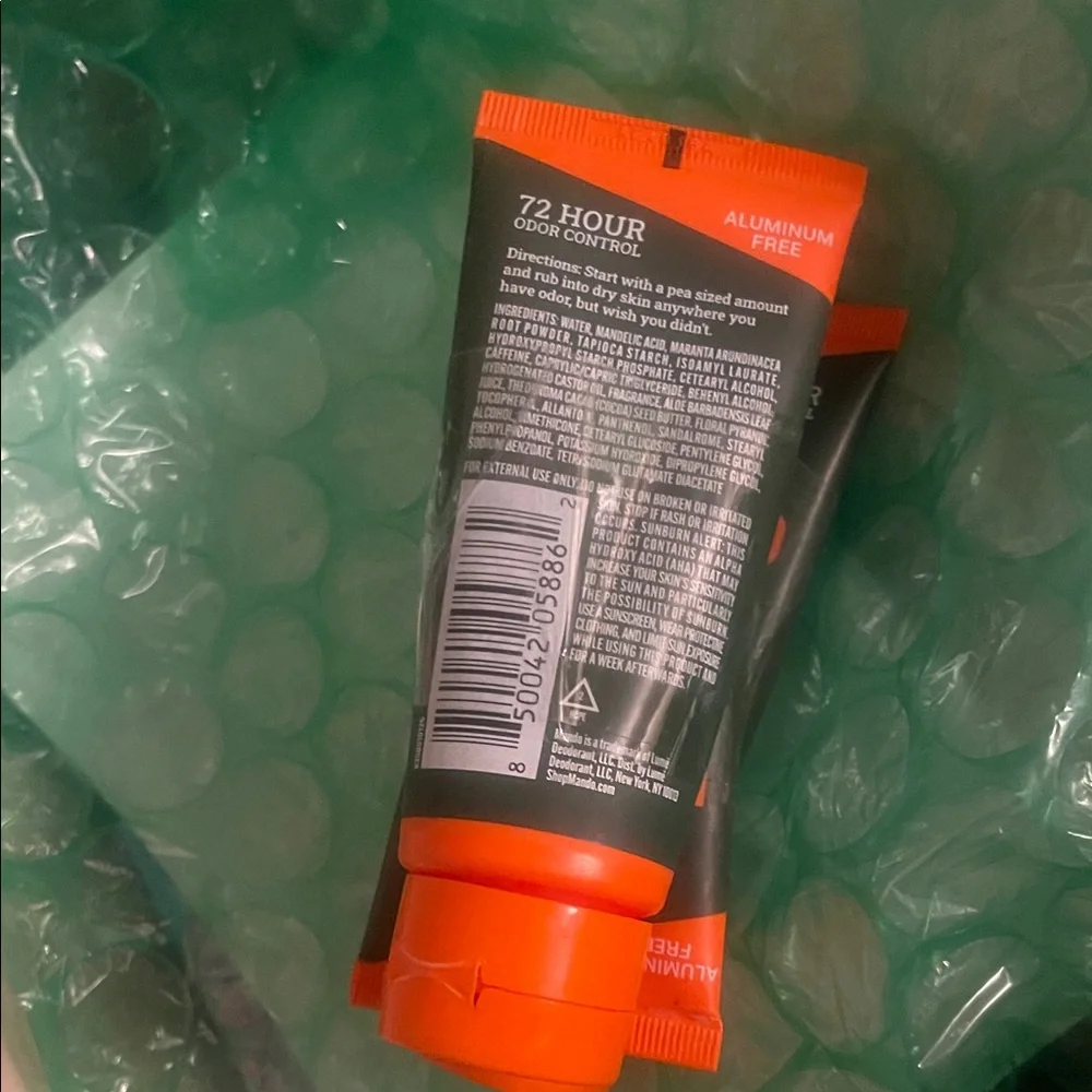 3 counts Mando Whole Body Deodorant Clover Woods - Orange and Green - Picture 3 of 4
